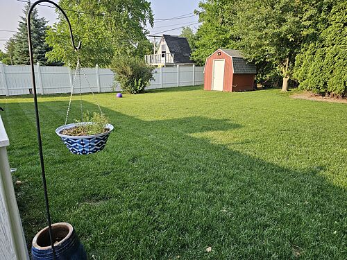 A lawn in Rochelle, IL