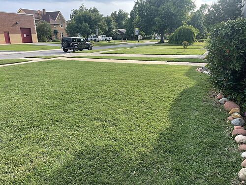 A lawn in Oklahoma City, OK