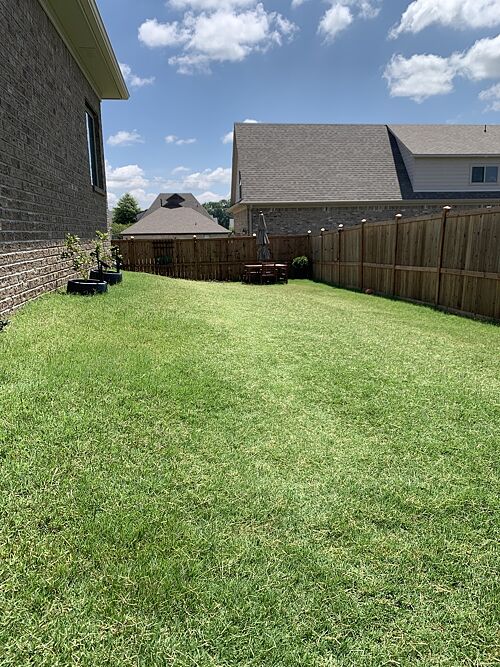 A lawn in Collierville, TN