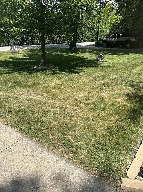 A lawn in Michigan City, IN