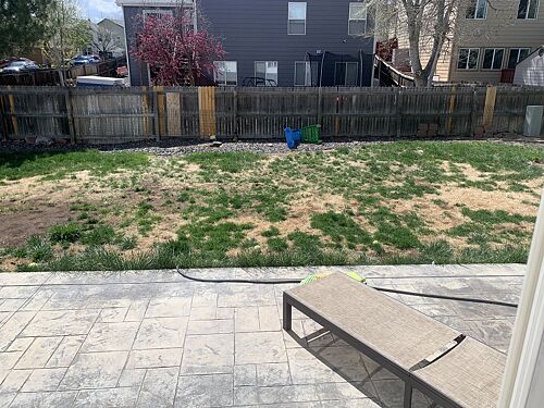 A lawn in Aurora, CO