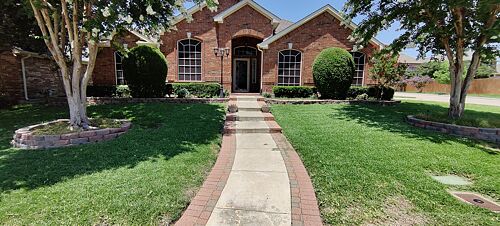 A lawn in Fort Worth, TX