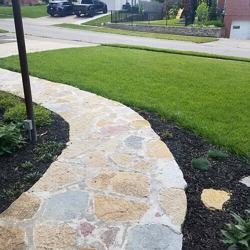 A lawn in Cincinnati, OH