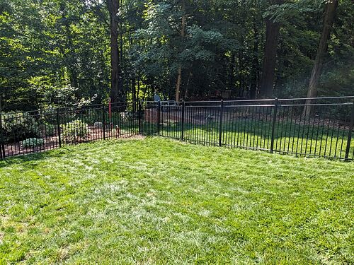 A lawn in Hickory, NC