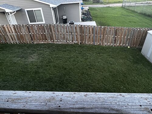 A lawn in Rapid City, SD