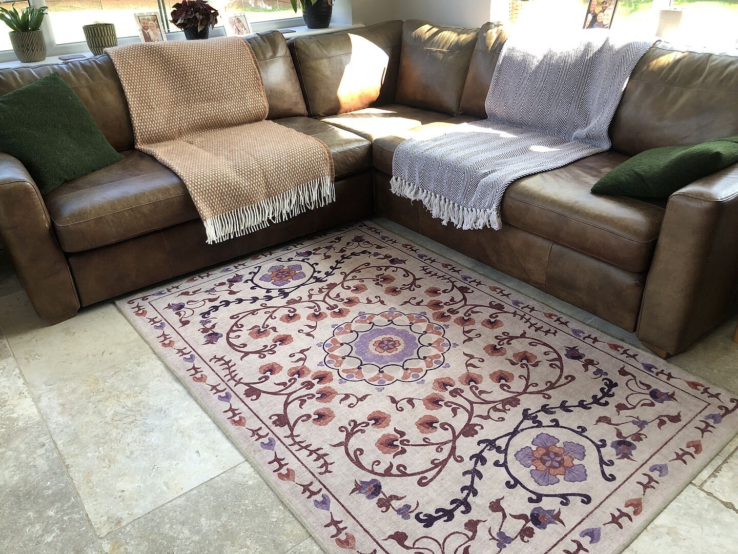 Suzani Purple Rug