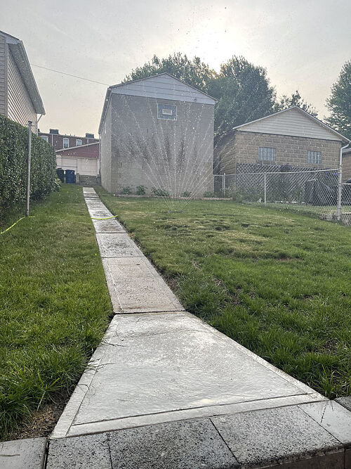 A lawn in Pittsburgh, PA