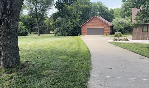 A lawn in Topeka, KS