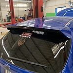 PERRIN ガーニーフラップ PSP-BDY-401BK ブラック PERRIN Hatchback Gurney Flap - Subaru WRX STI 2008-2014