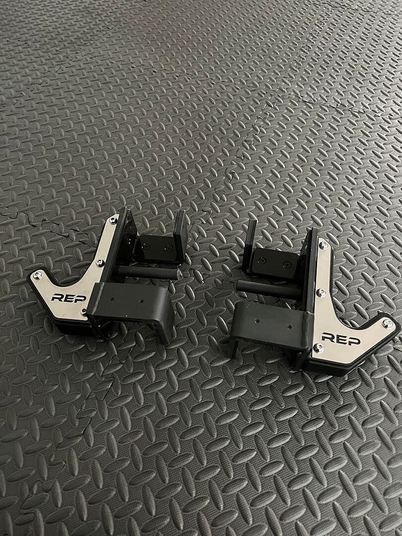 Round Sandwich J-Cups | REP Fitness | Rack Attachments