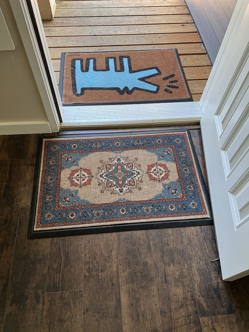 Colette Blue Copper Doormat