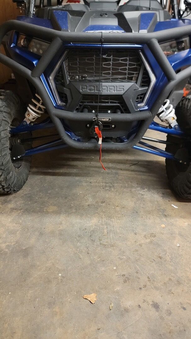 Polaris RZR XP 1000 Winch Mounting Plate SuperATV