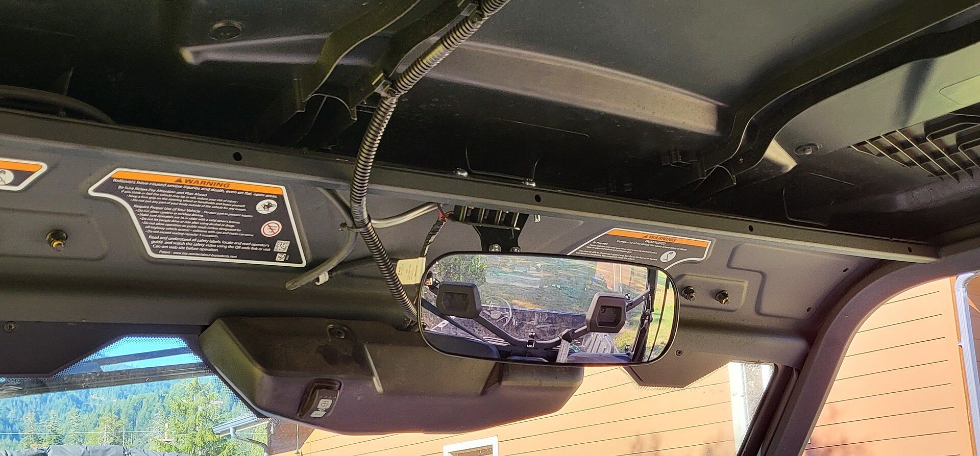 CanAm Defender Rear View Mirror SuperATV