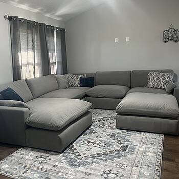 Dream gray on sale modular loveseat