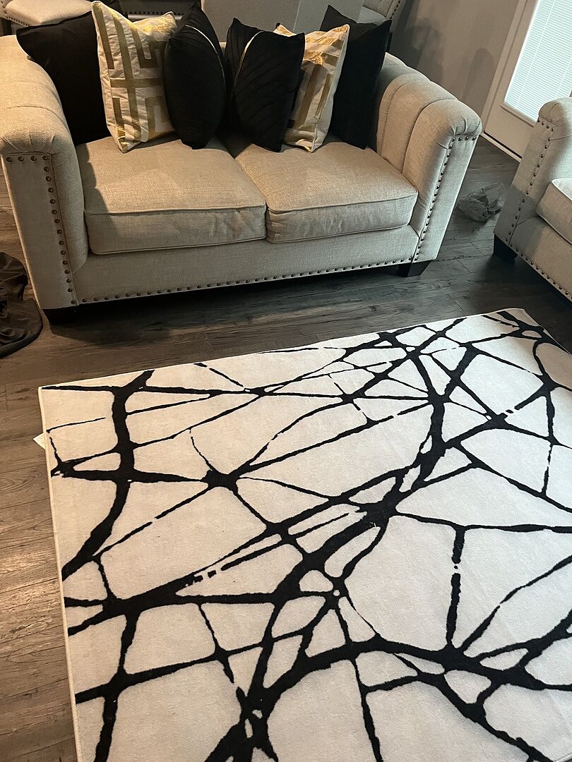 Nina Takesh Marion Black & Ivory Premium Rug