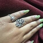 James avery adorned hearts on sale ring