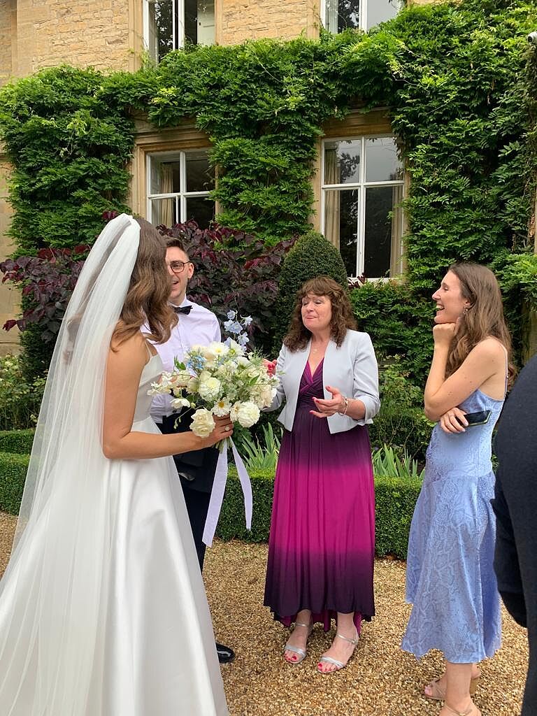 Emma H., real Britten bride
