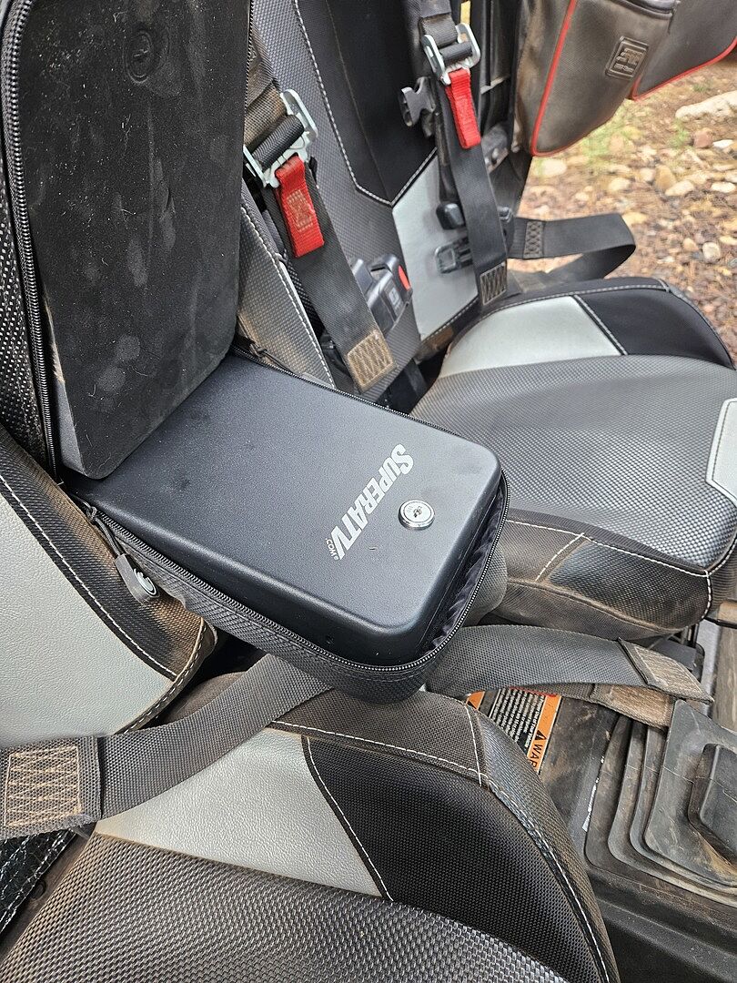 Polaris RZR Armrest Gun Safe SuperATV