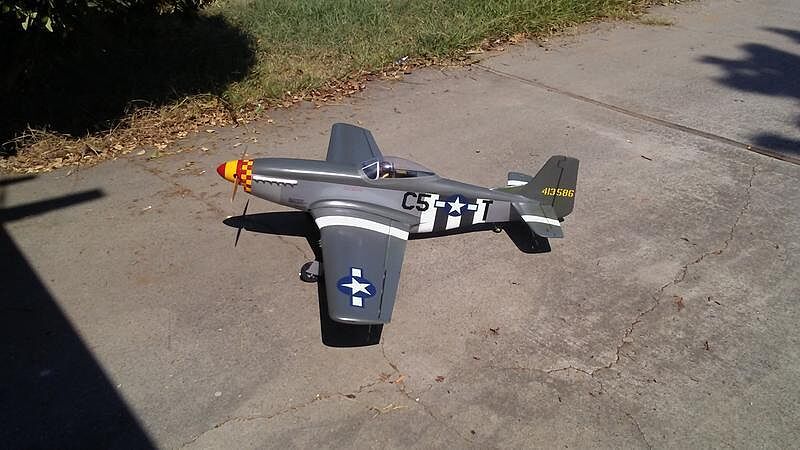 P51ムスタング ARF製 Top Flite Flite 1 7 P-51D Mustang 60 GP ARF w