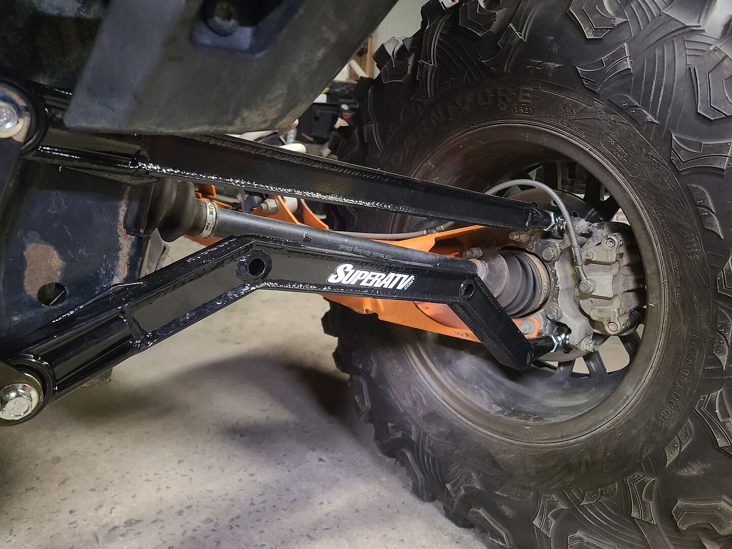 Polaris RZR XP Turbo High Clearance Boxed Radius Arms SuperATV