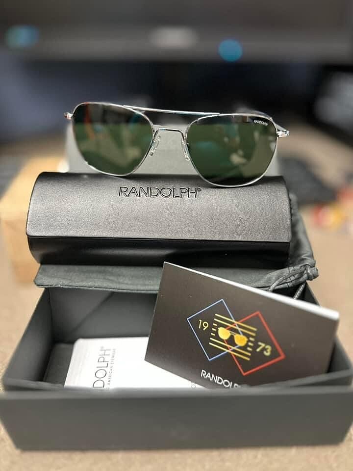 Aviator - Bright Chrome Sunglasses | Randolph USA