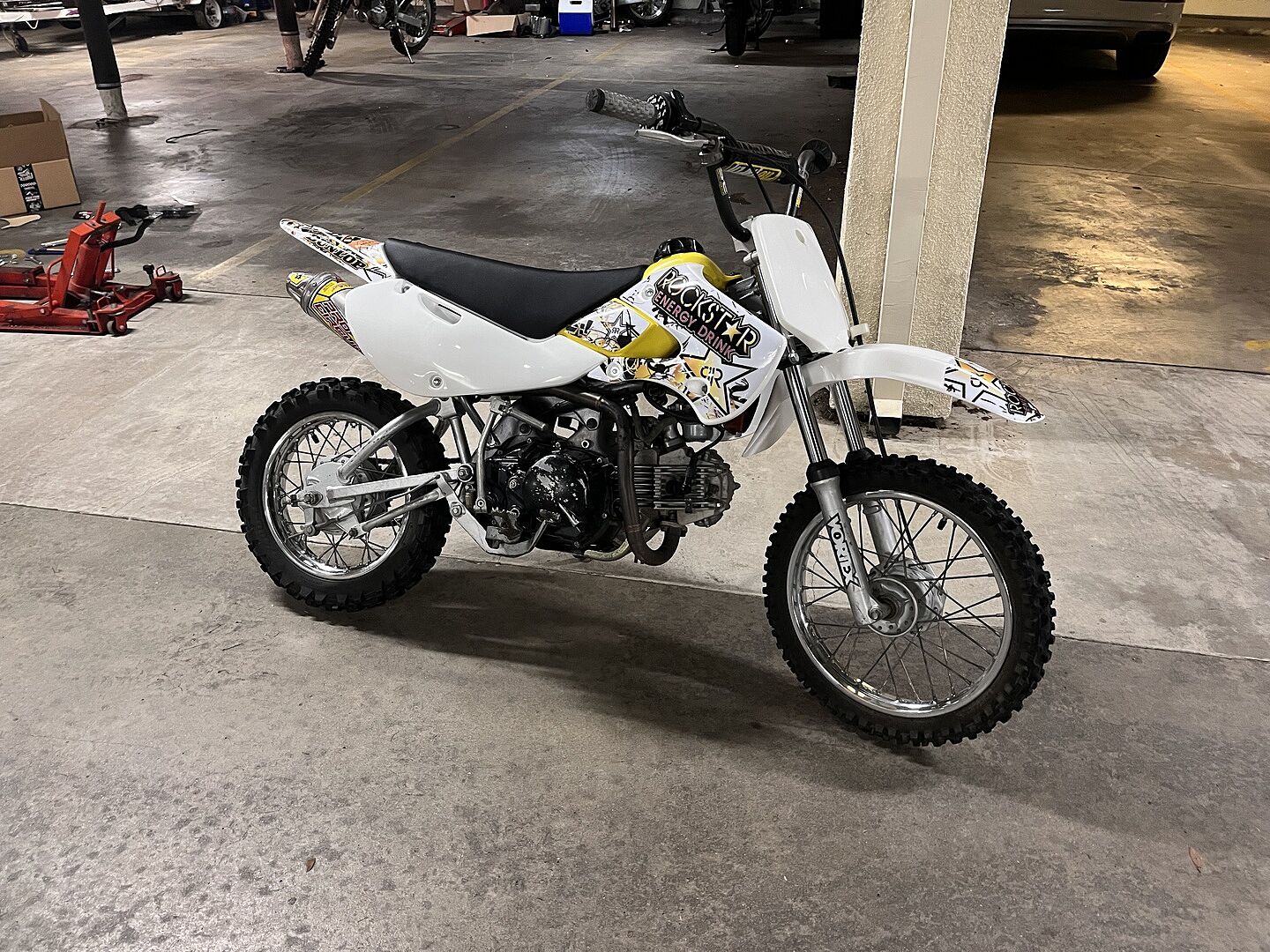 KLX110 Plastics - UFO Complete Plastic Kit