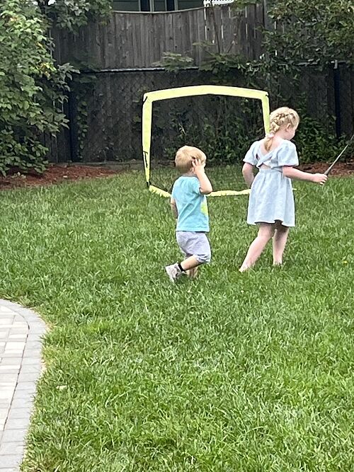 A lawn in Woburn, MA