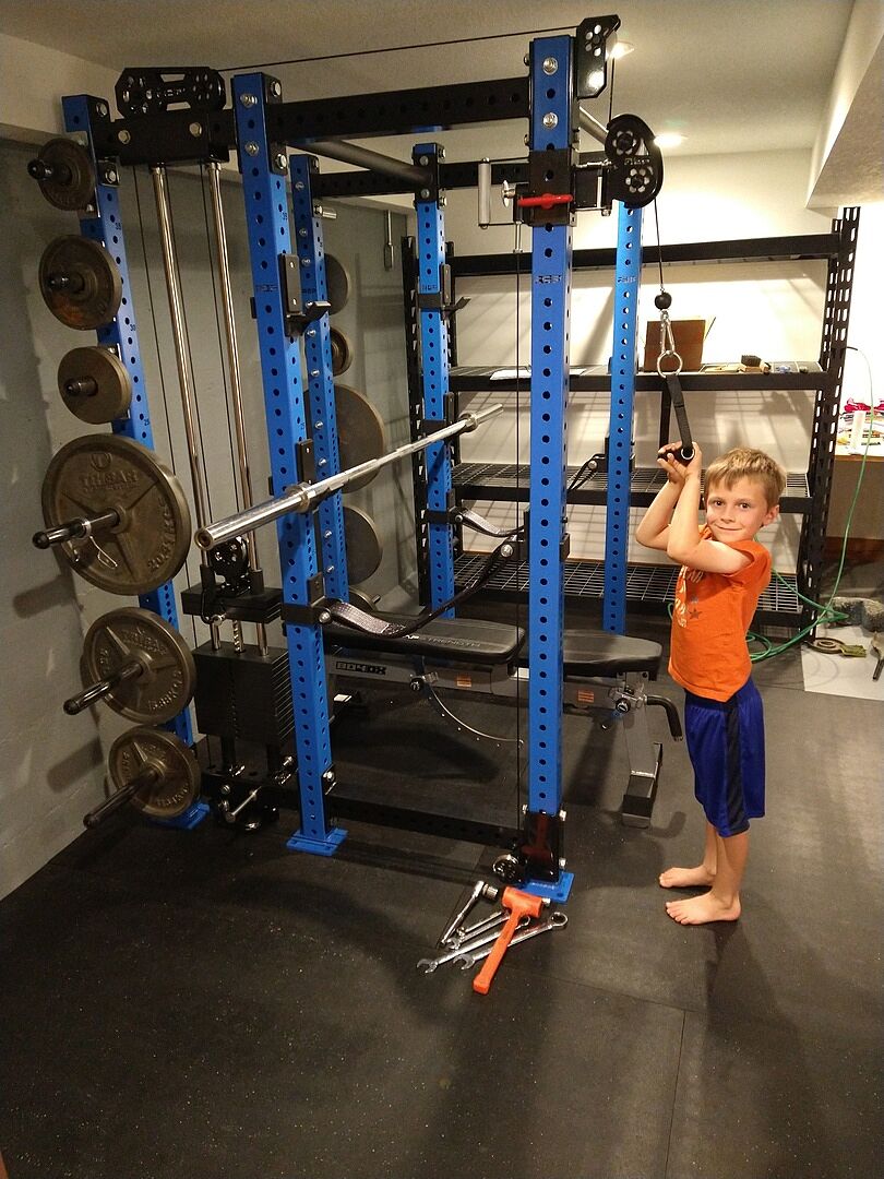 Images Of Gym Specialty Bars Power Rack Space Saving Garage Gym