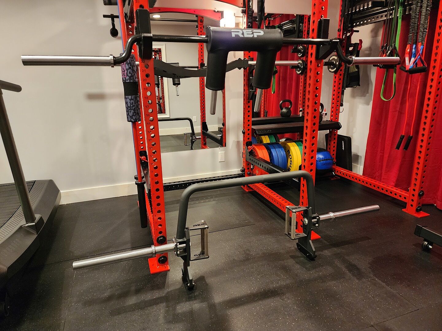 REP FITNESS バーベルラック ブラック 9穴 Open Trap Bar | REP Fitness | Specialty Barbell