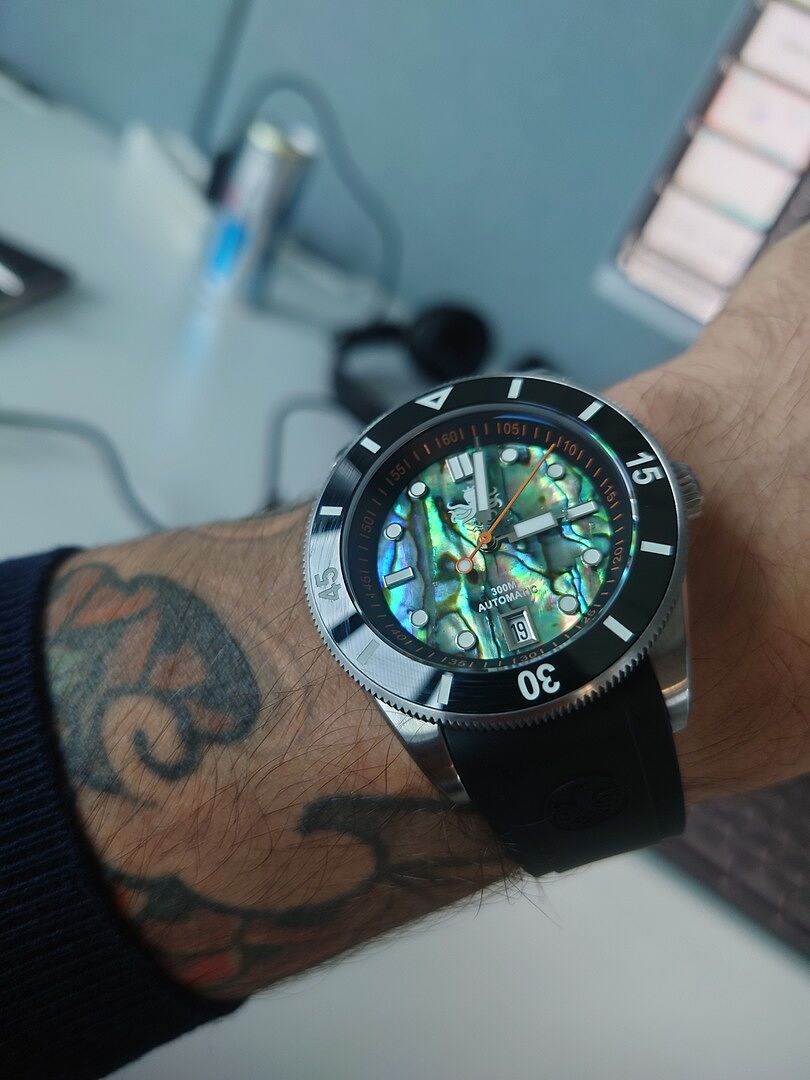 MONTRE DE PLONGÉE automatique PHOIBOS WAVE MASTER PY010CR 300M noire