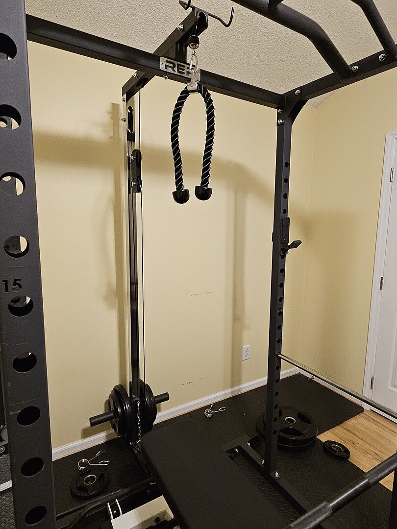 Power Rack Titan Fitness Lat Pulldown Review 1000 Series Lat