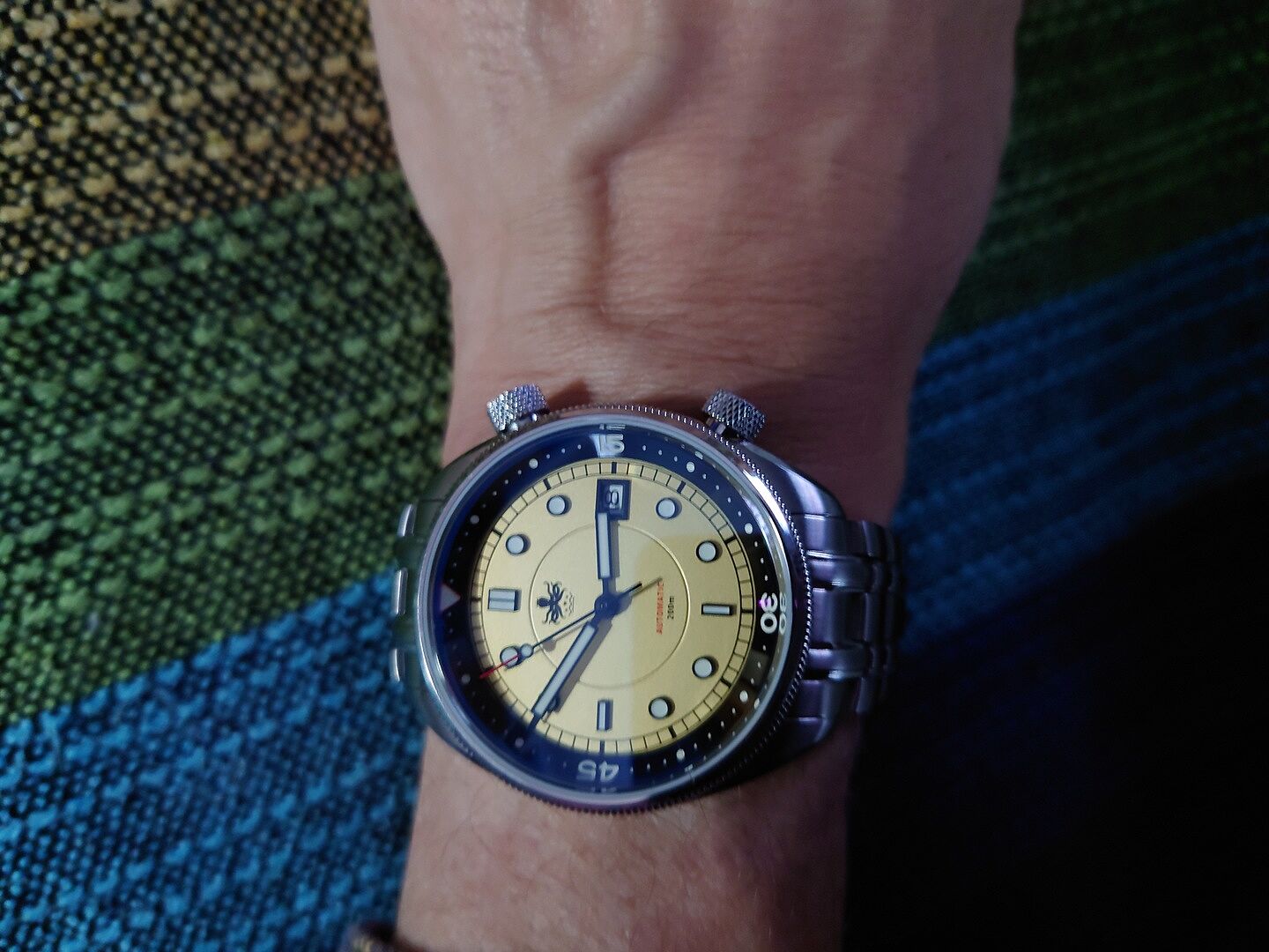 PHOIBOS EAGLE RAY 200M Automatic Compressor Dive Watch