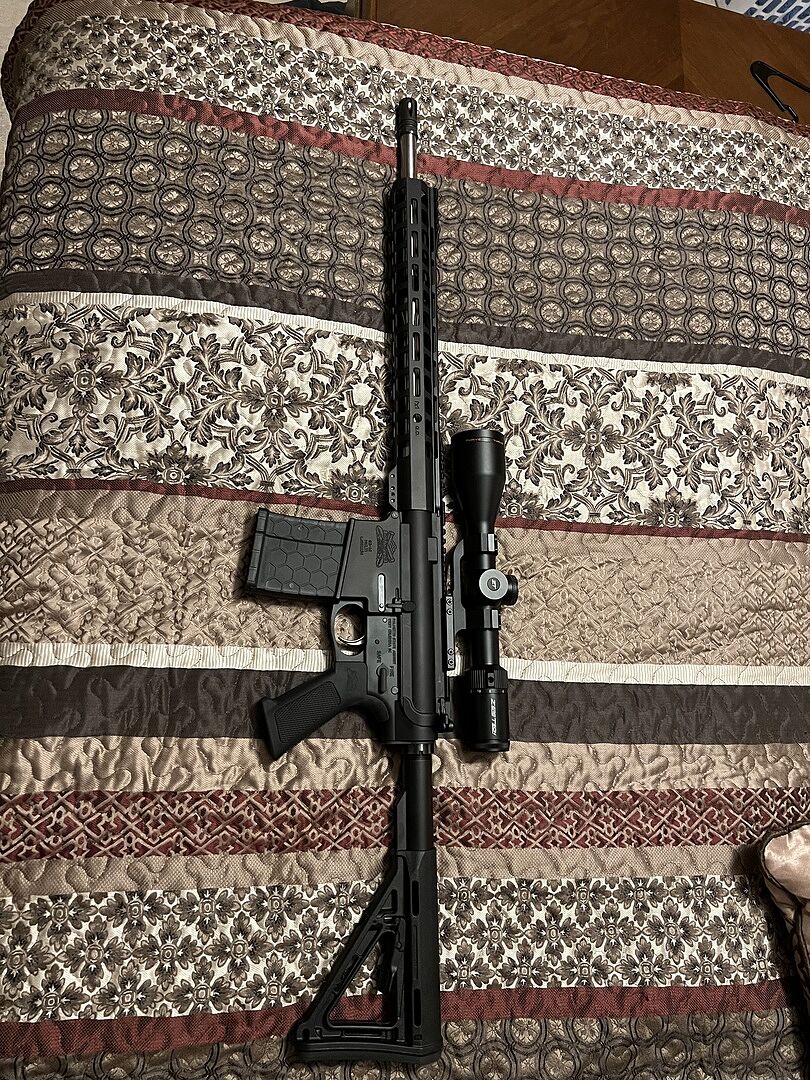 ZeroTech Thrive Rifle Scope 416x50 30mm SFP ZeroPlex MOA NonIllum Black