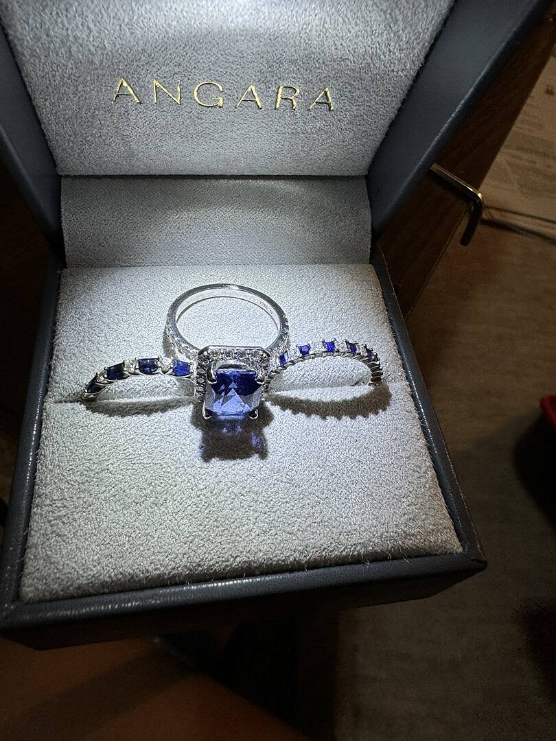 Blue timeless elegance ring on sale pandora