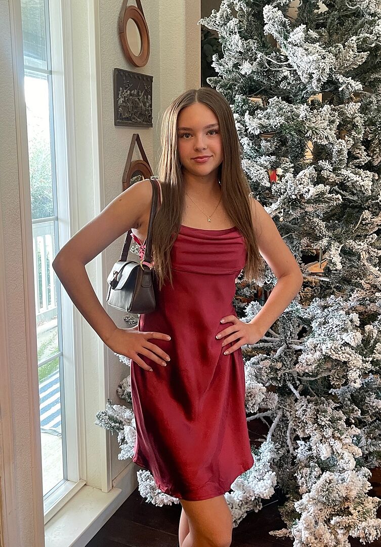 Shop the Well Versed Pleated Mini Dress Wine