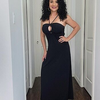 Keyhole Halter Maxi Dress - Black | Boston Proper Keyhole Halter Maxi Dress - Black | Boston Proper