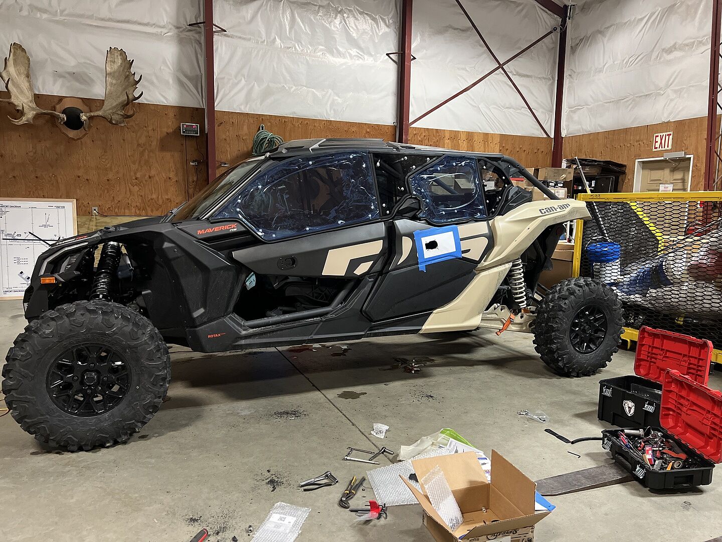 Can-Am Maverick X3 MAX Hard Cab Enclosure Upper Doors | SuperATV