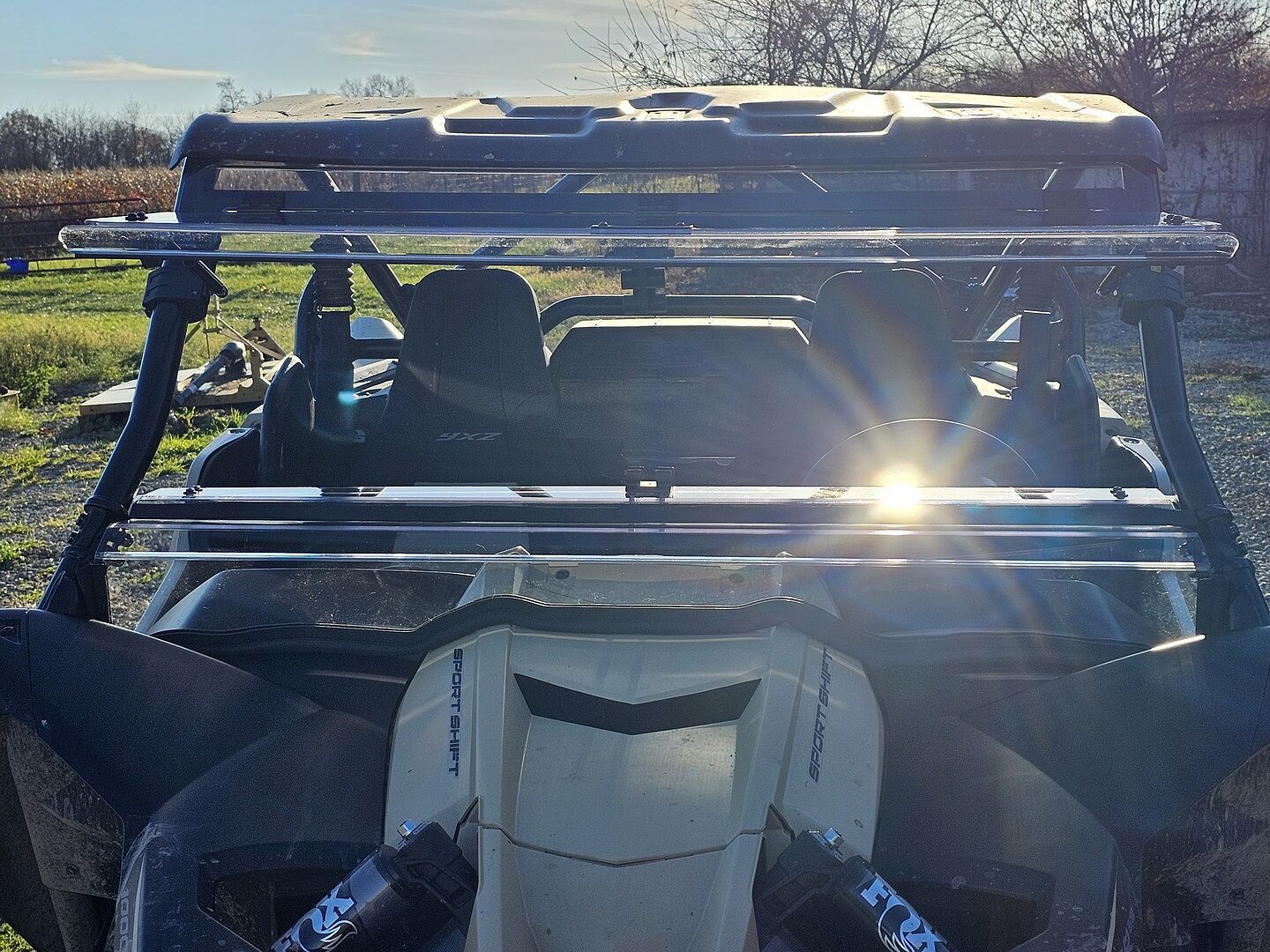 Yamaha YXZ Scratch Resistant Flip Windshield