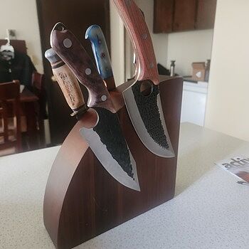 Marcellin Magnetic Acacia Knife Block | Bespoke Post