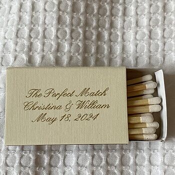 Personalized Matches - Classic Worth it!
