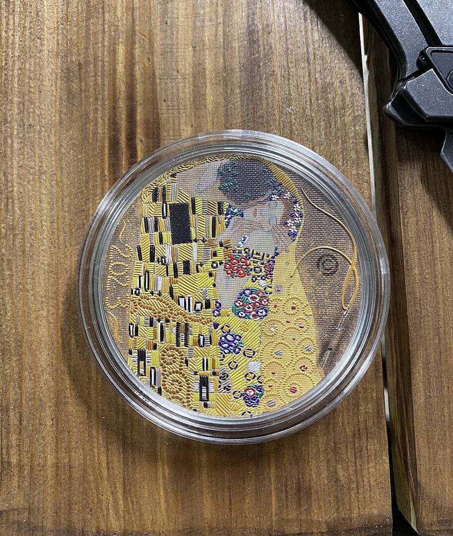 Gustav Klimt【リアムンクの肖像III】lithograph直筆サイン Art Nouveau Painting of Woman Inspired By Gustav Klimt