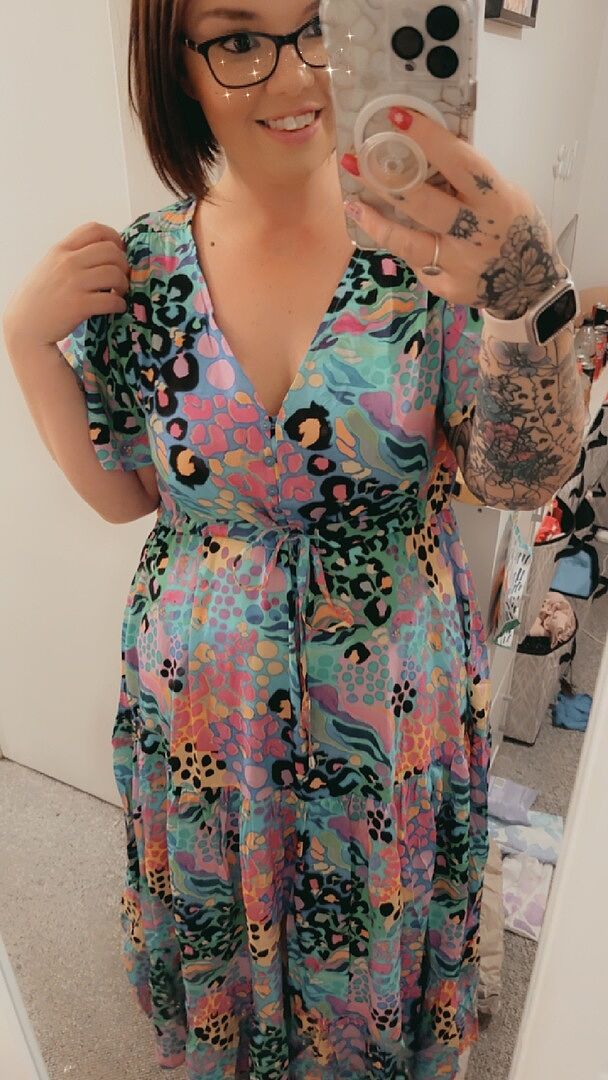 Bonnie Maxi Dress in Gumnuts photo review