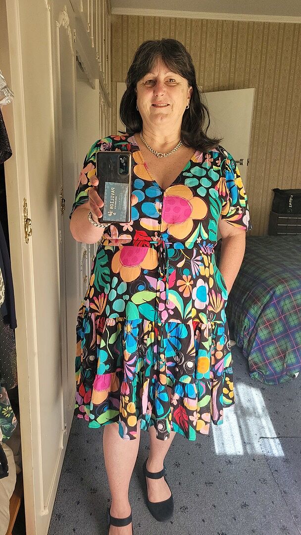 Ayla Denim Shorts in Mid Blue Wash photo review