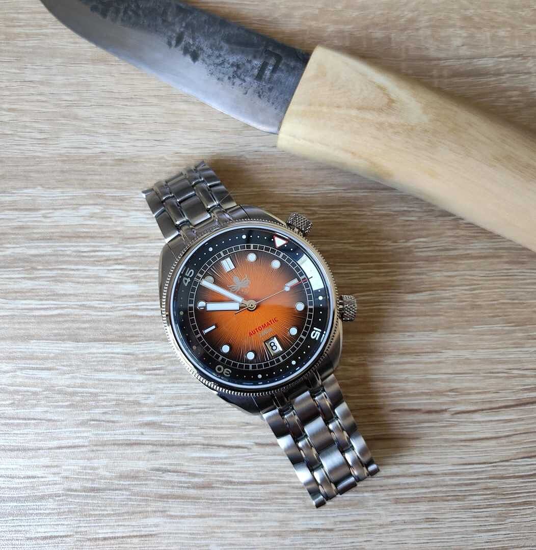 PHOIBOS EAGLE RAY 200M Automatic Compressor Dive Watch PY039F