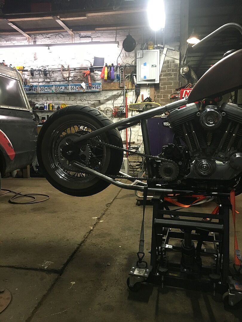 Belt to Chain Conversion Kit Harley 1200 Sportster 19942003 Silver