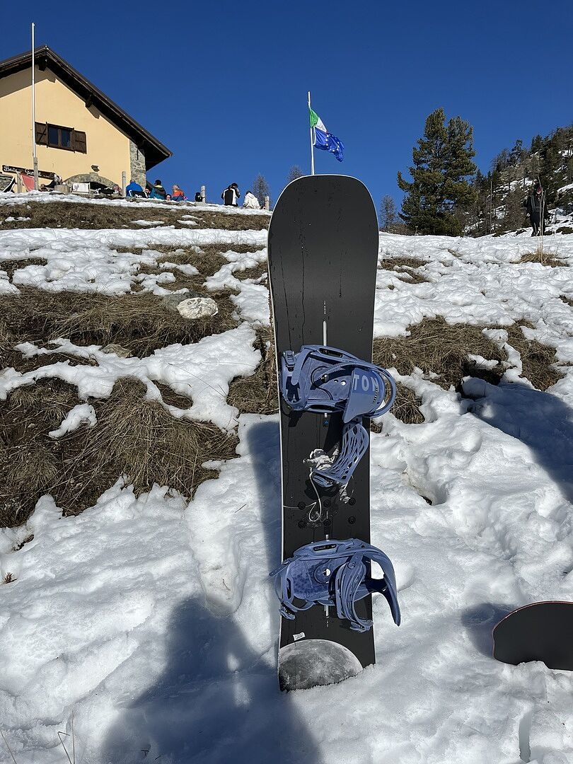 Snowboard Burton en pack avec fixations