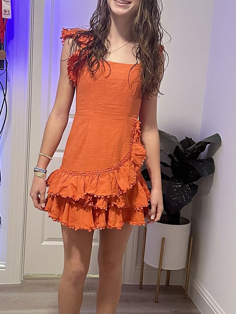 open lace back dress PIPPA MINI DRESS main image 1