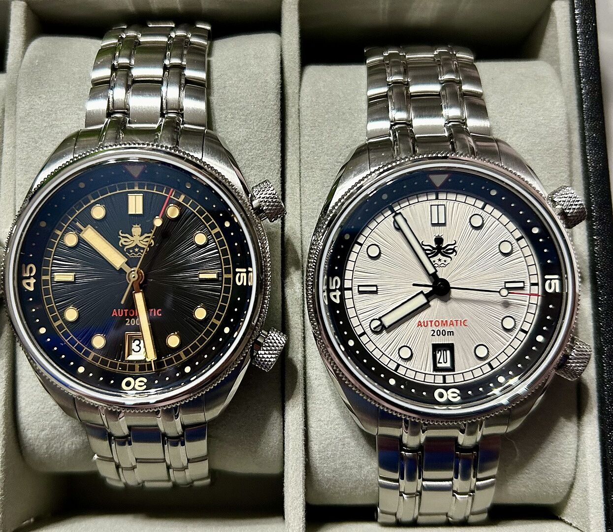 PHOIBOS EAGLE RAY 200M Automatic Compressor Dive Watch PY039G