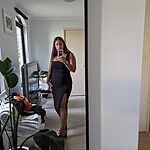 knee length dresses for ladies Elery Black Midi Dress - US 16 main image 0