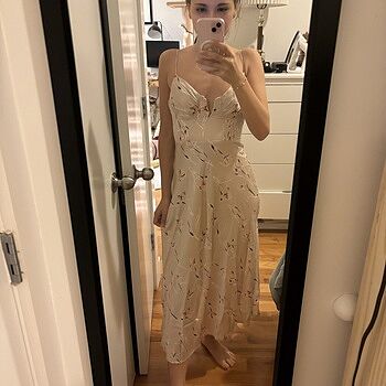 green emerald velvet dress Lake Como Fitted Bodice Cami Strap Midi Dress Avocado– Selfie Leslie main image 0
